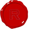 logo-R-cachet de cire wax seal